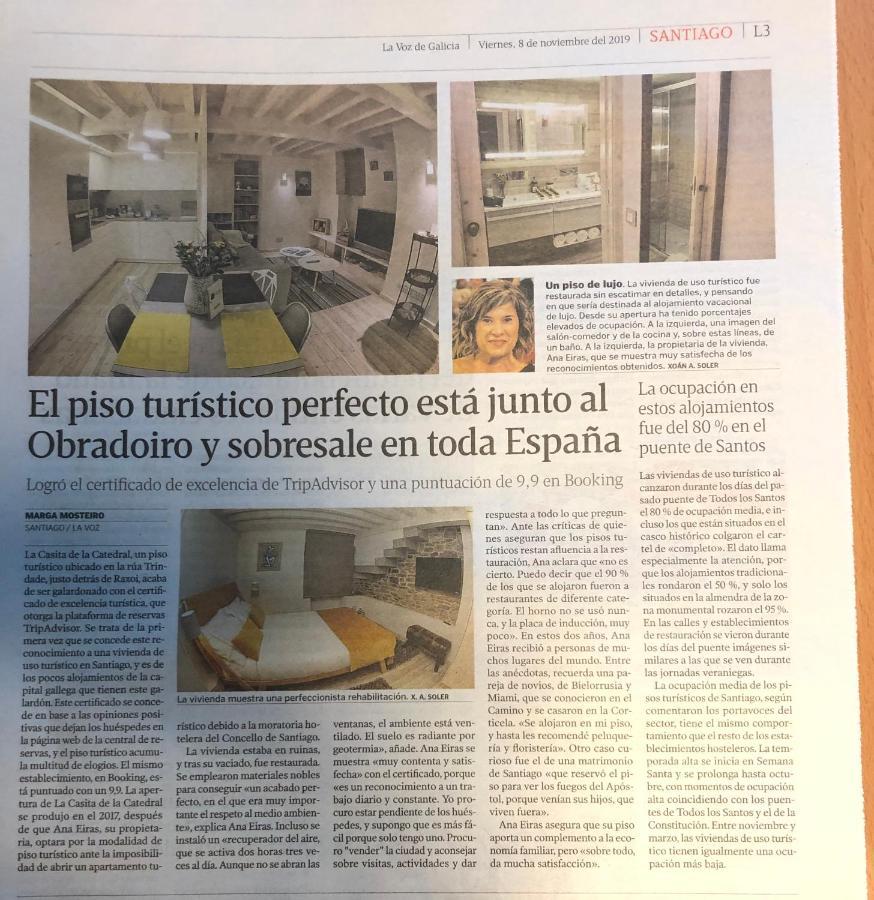 산티아고데콤포스텔라 La Casita De La Catedral A 50M De La Catedral 아파트 외부 사진